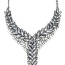 Crystal Marquis Statement Necklace Set