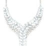 Crystal Marquis Statement Necklace Set