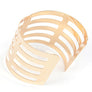 Cut Out Chevron Iconic Adjustable Cuff Bangle