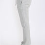 Mens Solid Fleece Flare Stacked PANTS