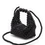 Petite Pearl Braided Top Handle Clutch Bag
