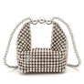 Petite Pearl Braided Top Handle Clutch Bag