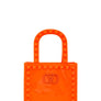 V Buckle Mini Jelly Handle Bag