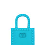 V Buckle Mini Jelly Handle Bag