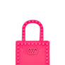 V Buckle Mini Jelly Handle Bag