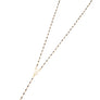 Black Beads Station Rosary Prayer Necklace