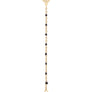 Black Beads Station Rosary Prayer Necklace