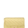 Chevron Quilted Square X Buckle Bag