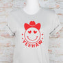 Yeehaw Smiley Heart Valentine Graphic Tee