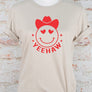 Yeehaw Smiley Heart Valentine Graphic Tee