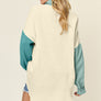 Double Take Full Size Pocketed Texture Button Up Shirt