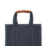 The Medium Denim Crossbody Tote Bag