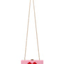 Pixelated Heart Shape Clutch Evening Bag