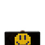 Pixelated Smiley Face Clutch Evening Bag