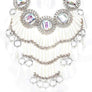 Crystal Statement Head Turner Necklace Set