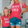 Girls Letter Graphic Short Sleeve T-Shirt