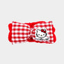 DIONA J THE CREME SHOP HELLO KITTY PLUSH SPA RED GINGHAM HEADBAND