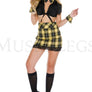 Black and Yellow School Girl Costume
