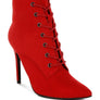 Agmati Lace Up Stiletto Boots
