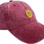 Smile Face Embroidery Baseball Hat