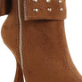 Piccini Stud Embellished Foldover Boots
