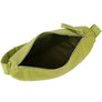 Diona J Designer Smooth Solid Stylish Zipper Crossbody Bag Green
