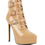 High Heeled Patent PU Stiletto Boot