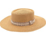 RIBAL BAND FLAT TOP SUN HAT