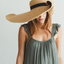 Wide Brim Beach Summer Sun FLOPPY STRAW HAT