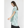 DIONA J FASHION LEAF PRINT KIMONO ONE SIZE COLOR GREEN
