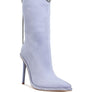 Ashipa Diamante Chain Detail Calf Boots
