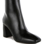 Bruna Square Toe Ankle Boots