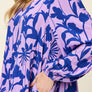 Double Take Full Size Printed Ruffle Hem Dress with Pocket