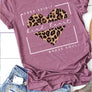 Free Spirit Leopard Heart Graphic Tee PLUS