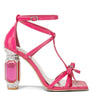 Affluence T Strap Stone Encrusted Heeled Sandal