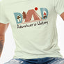 Dad Adventure is Waiting Graphic Tee Statement Tshirt, Round Neck Perfect Gift for Men