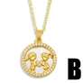 Diona J Micro Pave MOM,LOVE & MAMA Statement Necklace Perfect Gift for Mother's Day