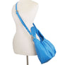 DIONA J WOMEN'S SMOOTH CHIC PLEATED SHAPED HANDLE CROSSBODY BAG COLOR FUCHSIA