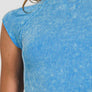 Zenana Ribbed Round Neck Cropped Top