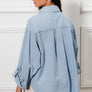 BiBi Button Down Stitch Detail Shirt with Chest Pockets