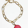VARIET YOF SPORTS BALL EPOXY PENDANT CHAIN BRACELE