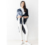 DIONA J FASHION TIE DYE KIMONO ONE SIZE COLOR BLACK
