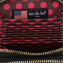 DOUBLE ZIP ACCORDION CARD HOLDER