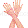 Big diamond net fingerless arm