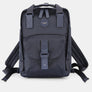 Himawari Contrast Waterproof Canvas Backpack Bag with Round Label