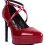 PIXIE DUST CROSS STRAPPED STILETTO SANDAL