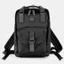 Himawari Contrast Waterproof Canvas Backpack Bag with Round Label