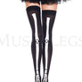 Skeleton print stockings