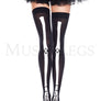 Skeleton print stockings