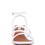 Right Pose Croc Mid Block Heel Casual Sandals